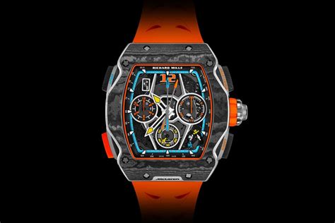 richard mille orange mclaren side|RM 65.